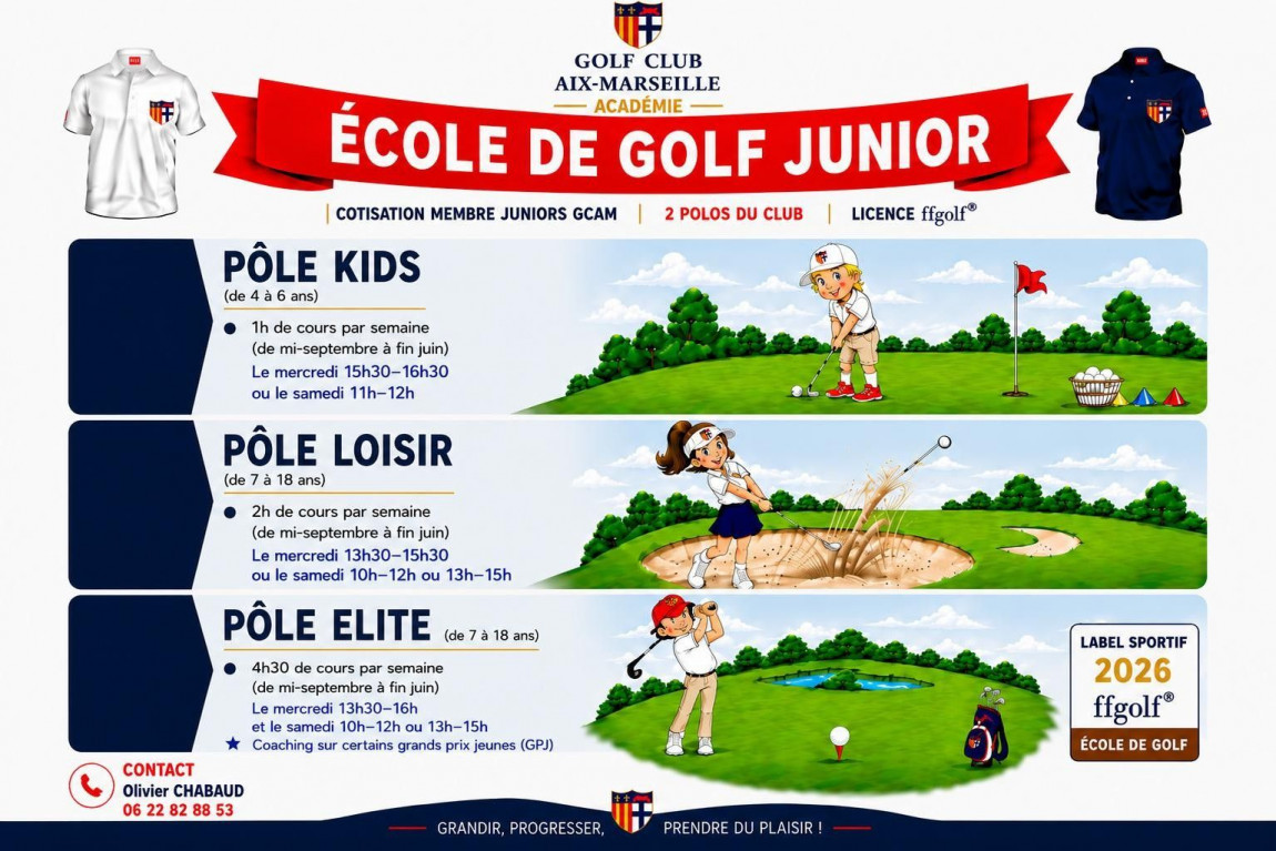Informations et tarifs au 0442242041 ou 0622828853.